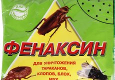Помогает ли порошок «Фенаксин» от тараканов