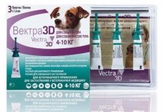 Инсектоакарицидные капли от клещей «Вектра 3д»: инструкция, состав и действие, цена и реальные отзывы о препарате